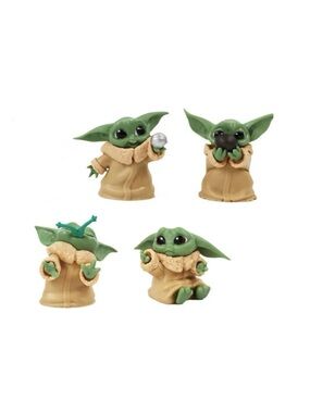 Star Wars The Mandalorian Grogu Figure Toy Set - 4 Pack